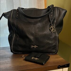 Jessica Simpson Slouch Bag with Matching Wallet